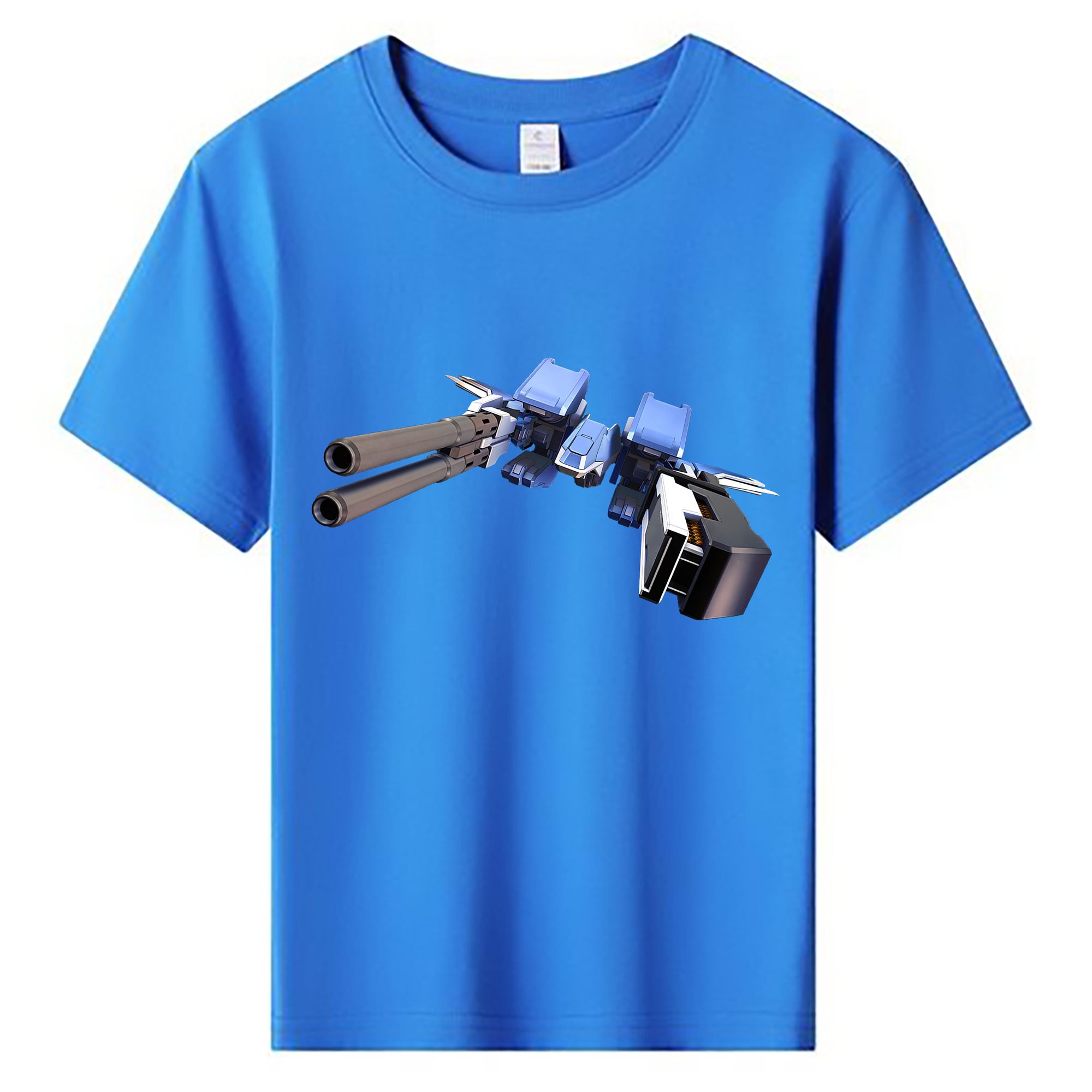 （画像用） 機動戦士ガンダム Mobile Suit Gundam 綿100％キッズTシャツ（フロントプリント）